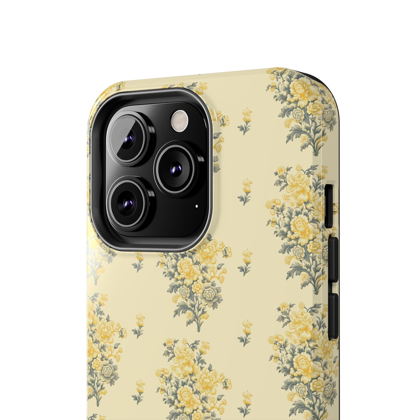 Bouquet Toile de Jouy in Yellow - Samsung and iPhone Tough Phone Case