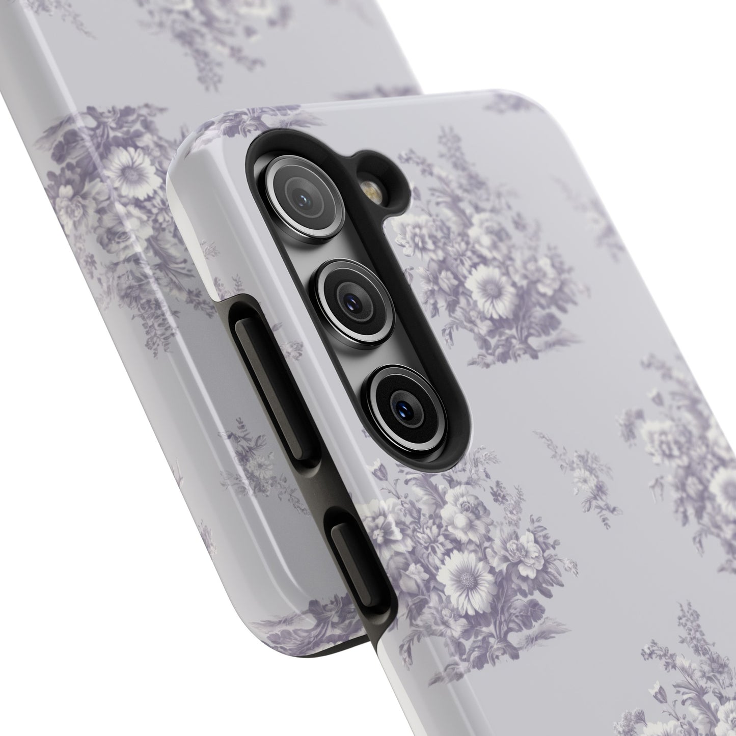 Bouquet Toile de Jouy in Lavender - Samsung and iPhone Tough Phone Case