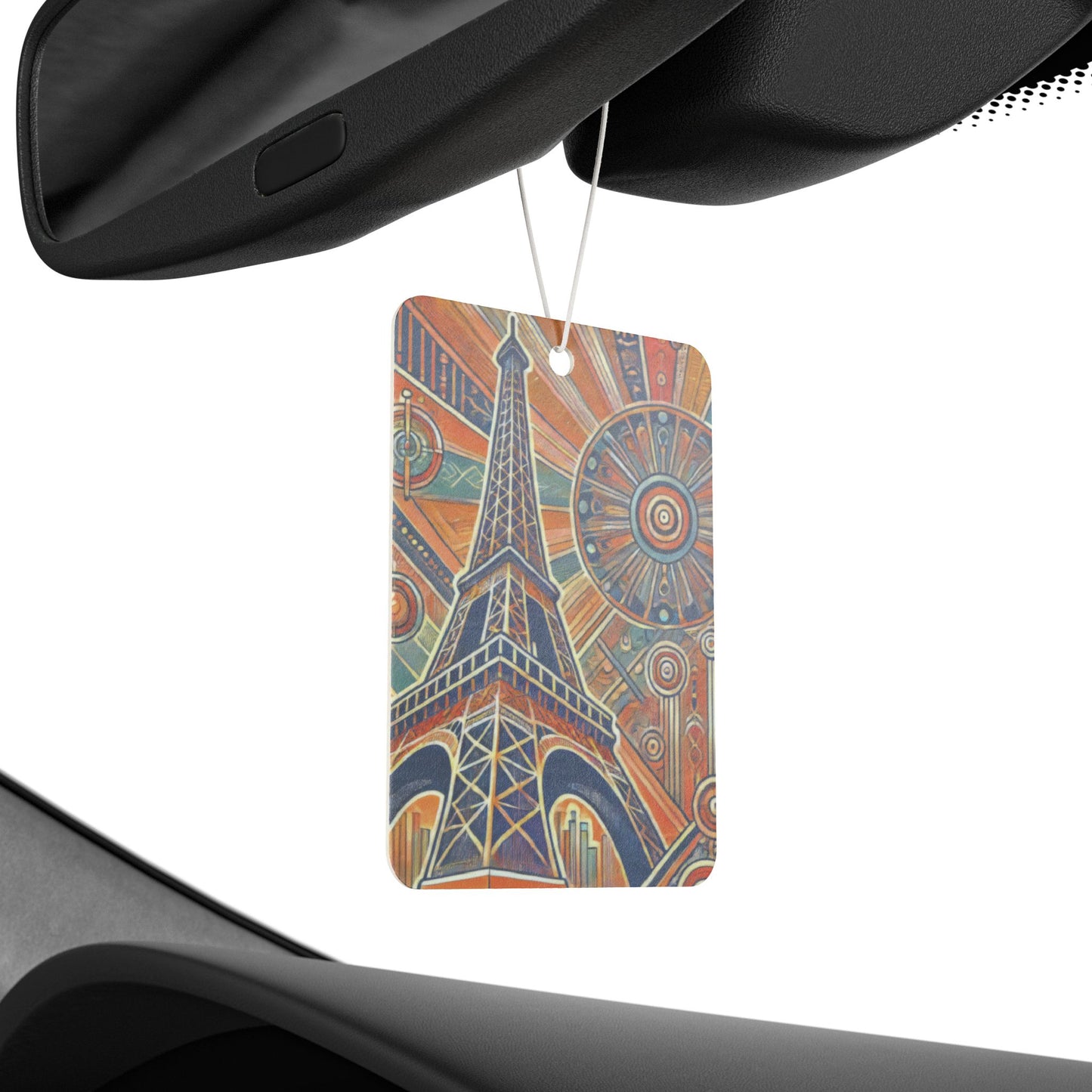 Art Deco Eiffel Tower Paris France Car Air Freshener