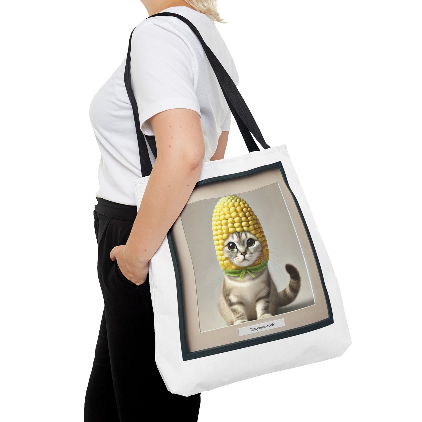 Kitty on the Cob Weekender Tote Bag