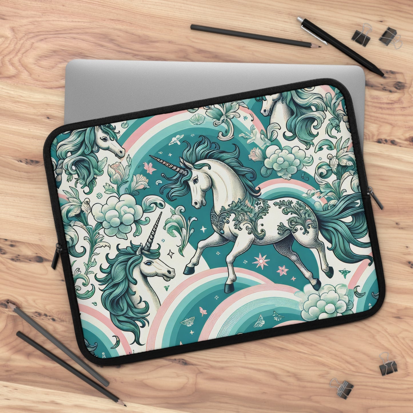 Unicorns and Rainbows Majestic - Tablet and Laptop Sleeve