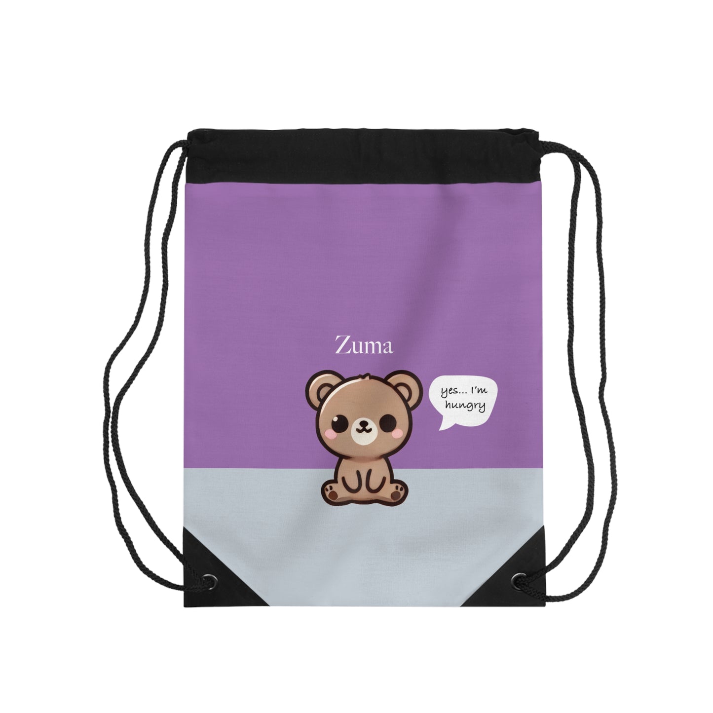 Zuma the Bear - Kawaii Designs Drawstring Bag