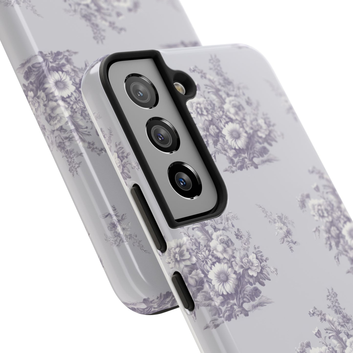 Bouquet Toile de Jouy in Lavender - Samsung and iPhone Tough Phone Case