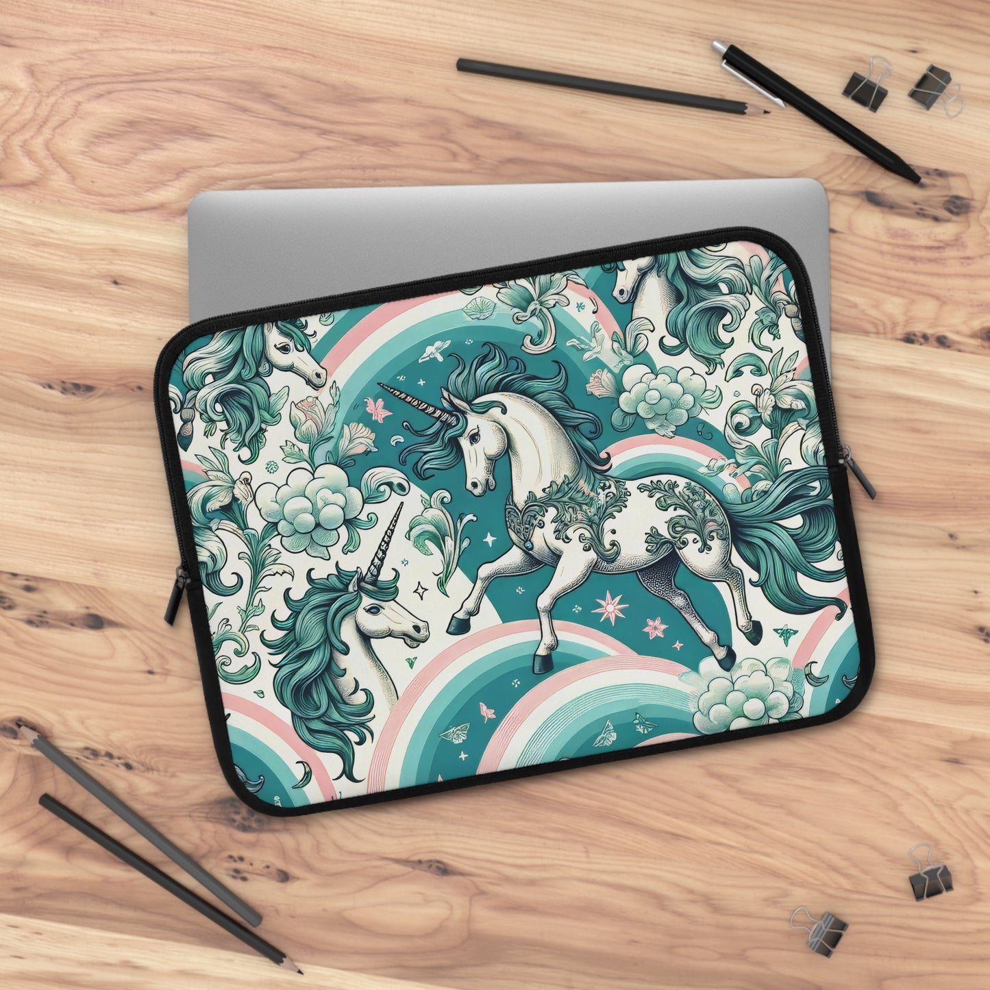 Unicorns and Rainbows Majestic - Tablet and Laptop Sleeve