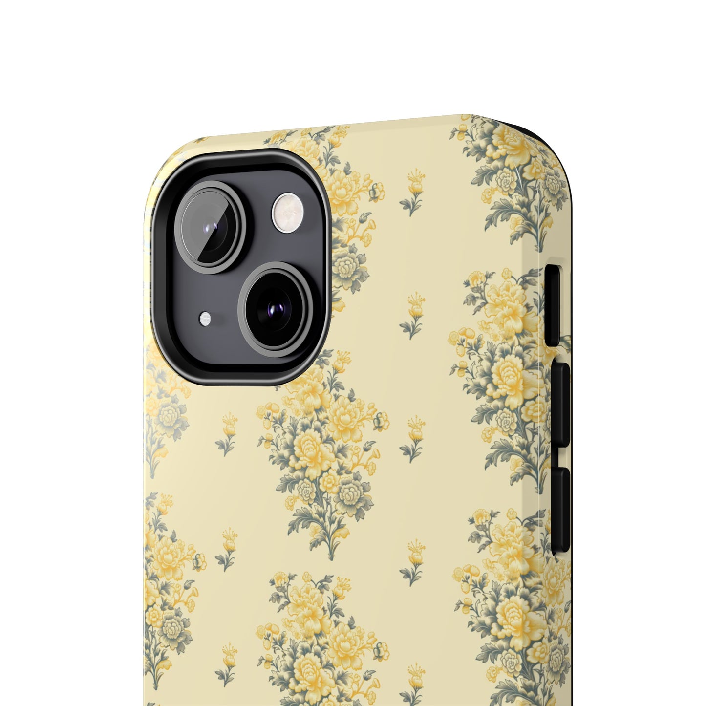 Bouquet Toile de Jouy in Yellow - Samsung and iPhone Tough Phone Case