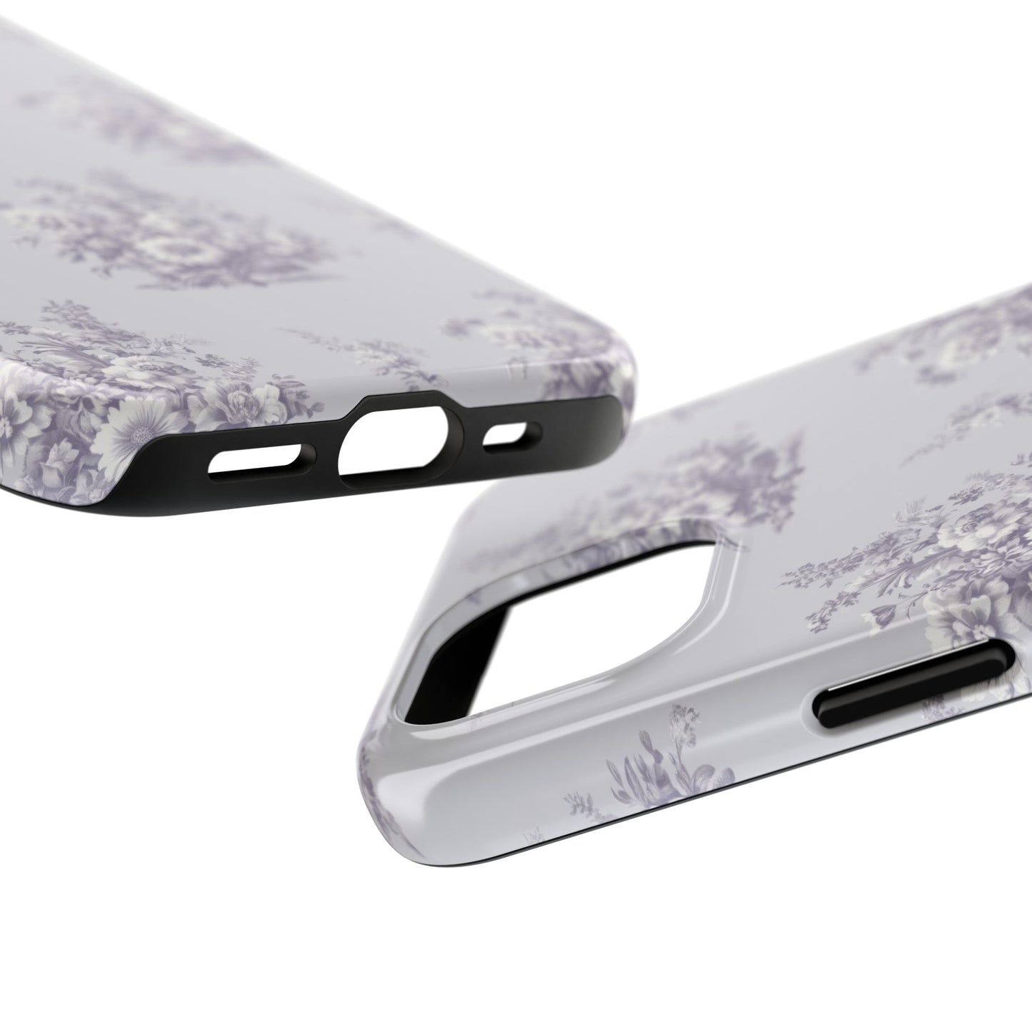 Bouquet Toile de Jouy in Lavender - Samsung and iPhone Tough Phone Case