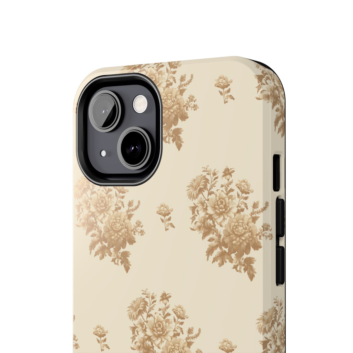 Bouquet Toile de Jouy in Light Brown - Samsung and iPhone Tough Phone Case