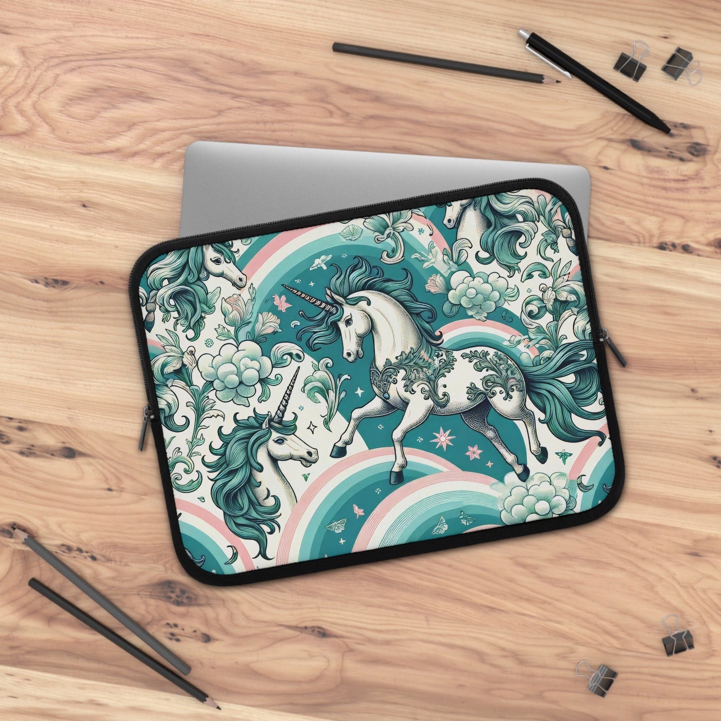 Unicorns and Rainbows Majestic - Tablet and Laptop Sleeve