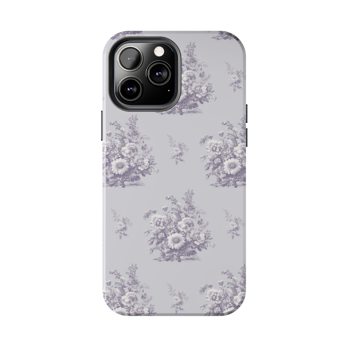 Bouquet Toile de Jouy in Lavender - Samsung and iPhone Tough Phone Case