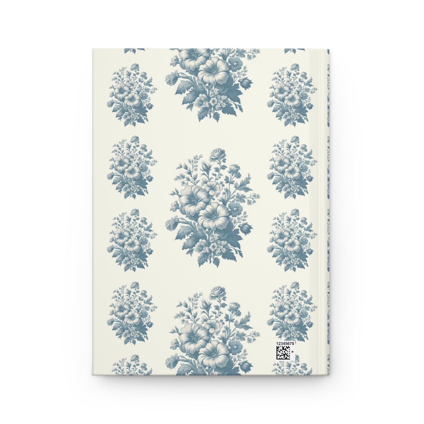 Bouquet Toile de Jouy in Cerulean Hardcover Journal Matte