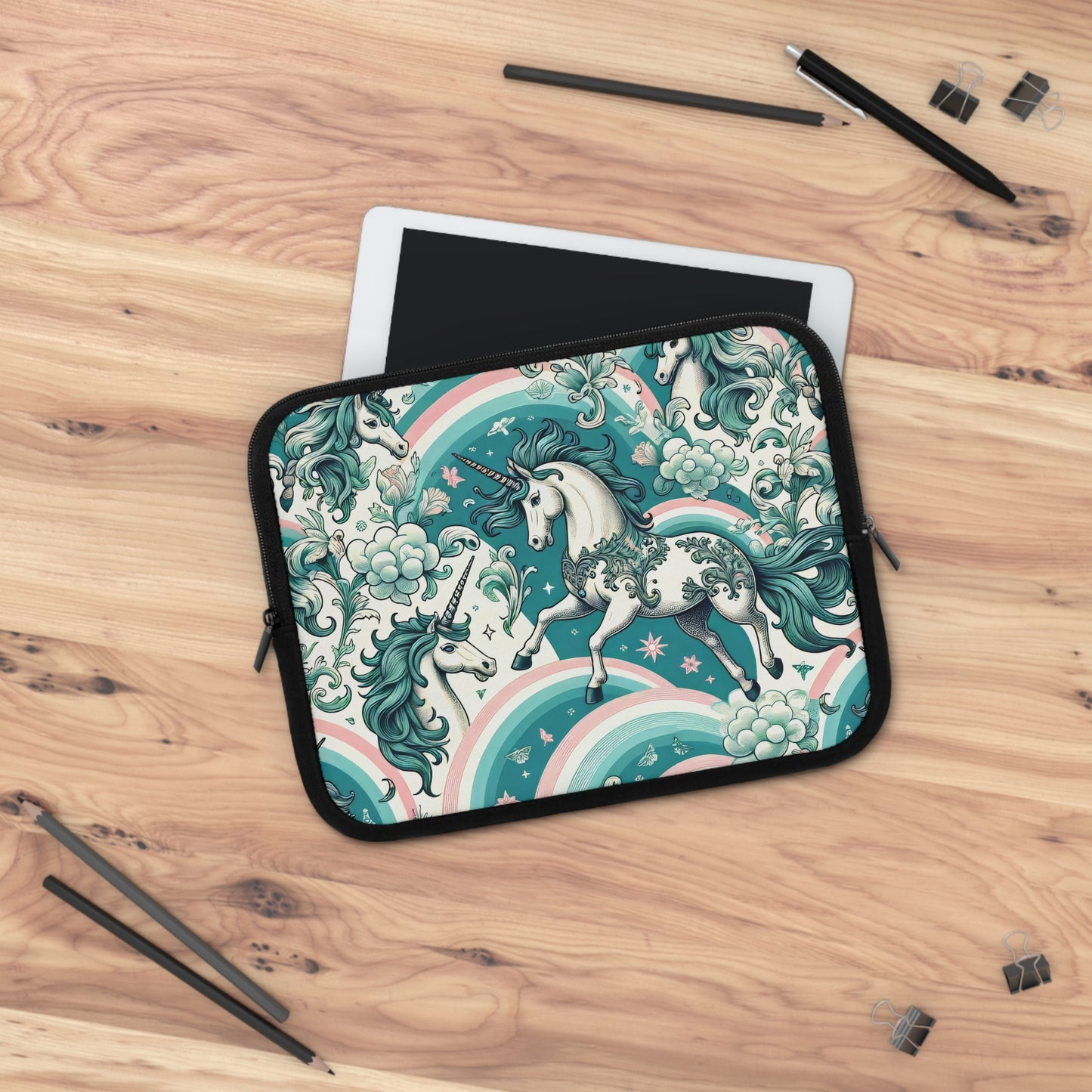 Unicorns and Rainbows Majestic - Tablet and Laptop Sleeve