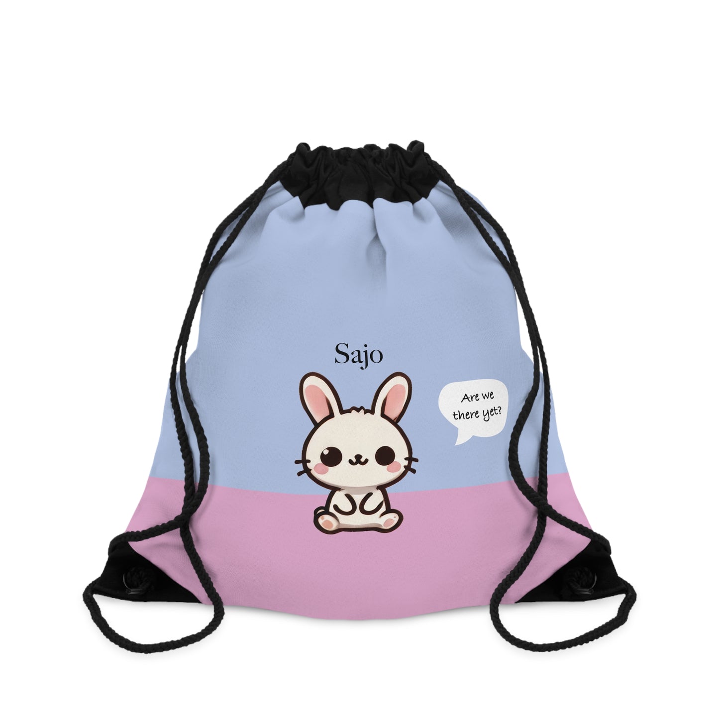 Sajo the Bunny - Kawaii Designs Drawstring Bag