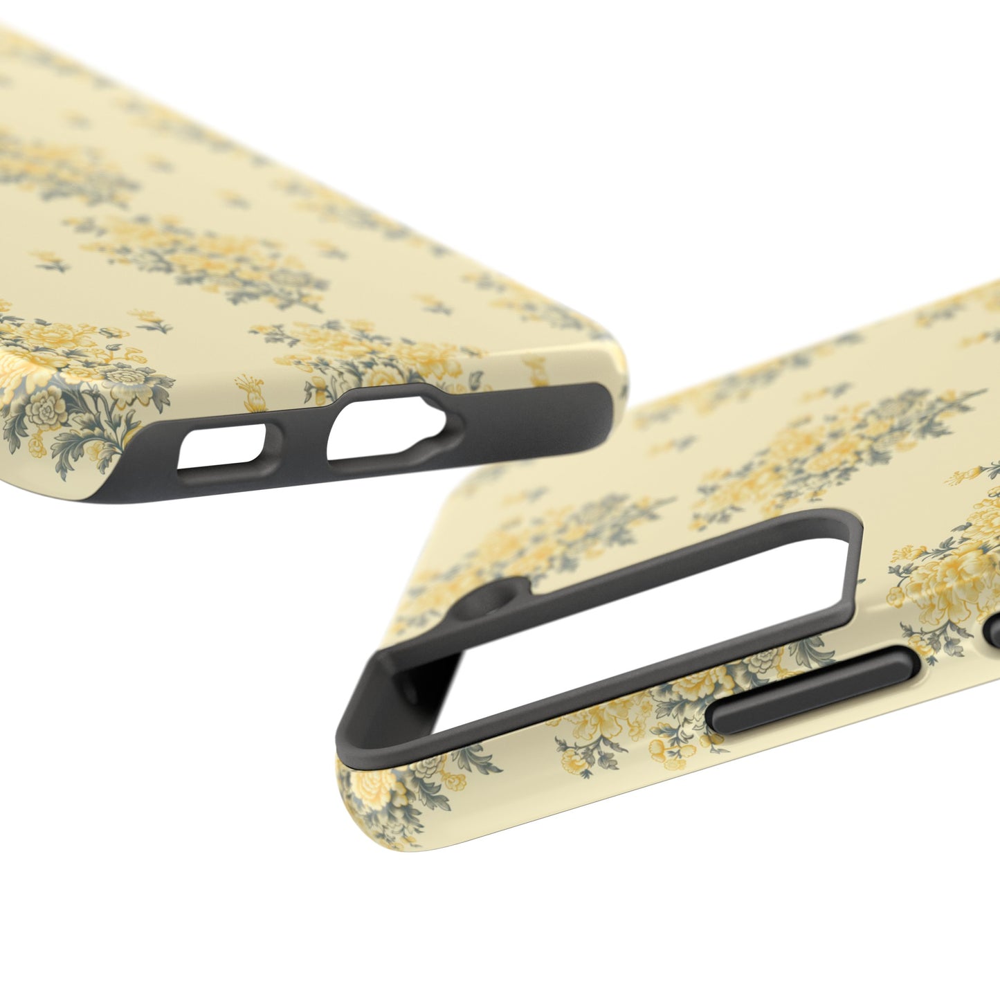 Bouquet Toile de Jouy in Yellow - Samsung and iPhone Tough Phone Case