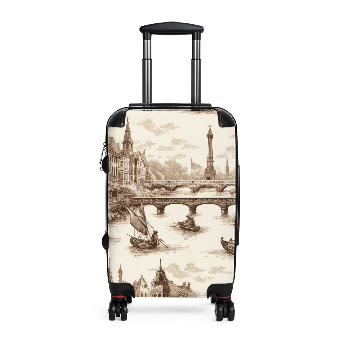 Venice Italy - Toile de Jouy - Suitcase - Small Carry On Luggage