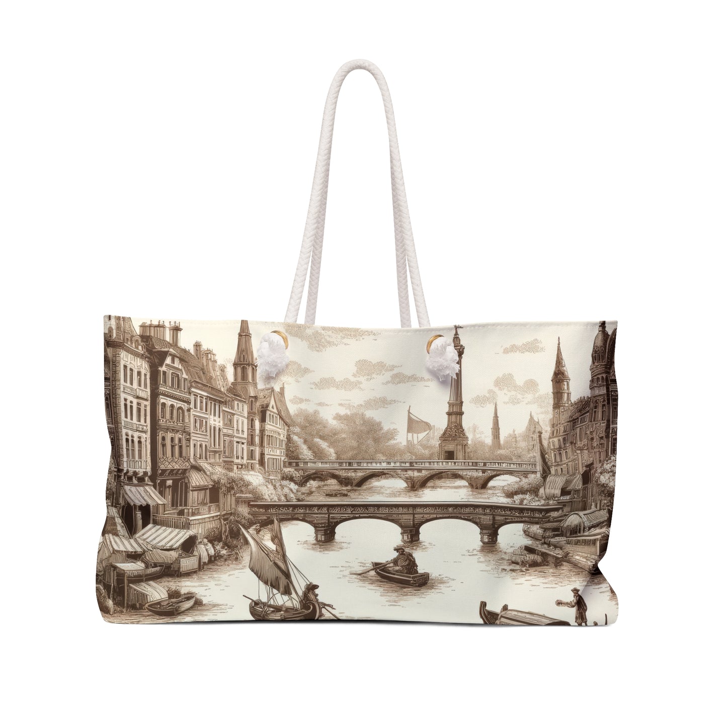 Venice Italy Canvas Weekender Bag