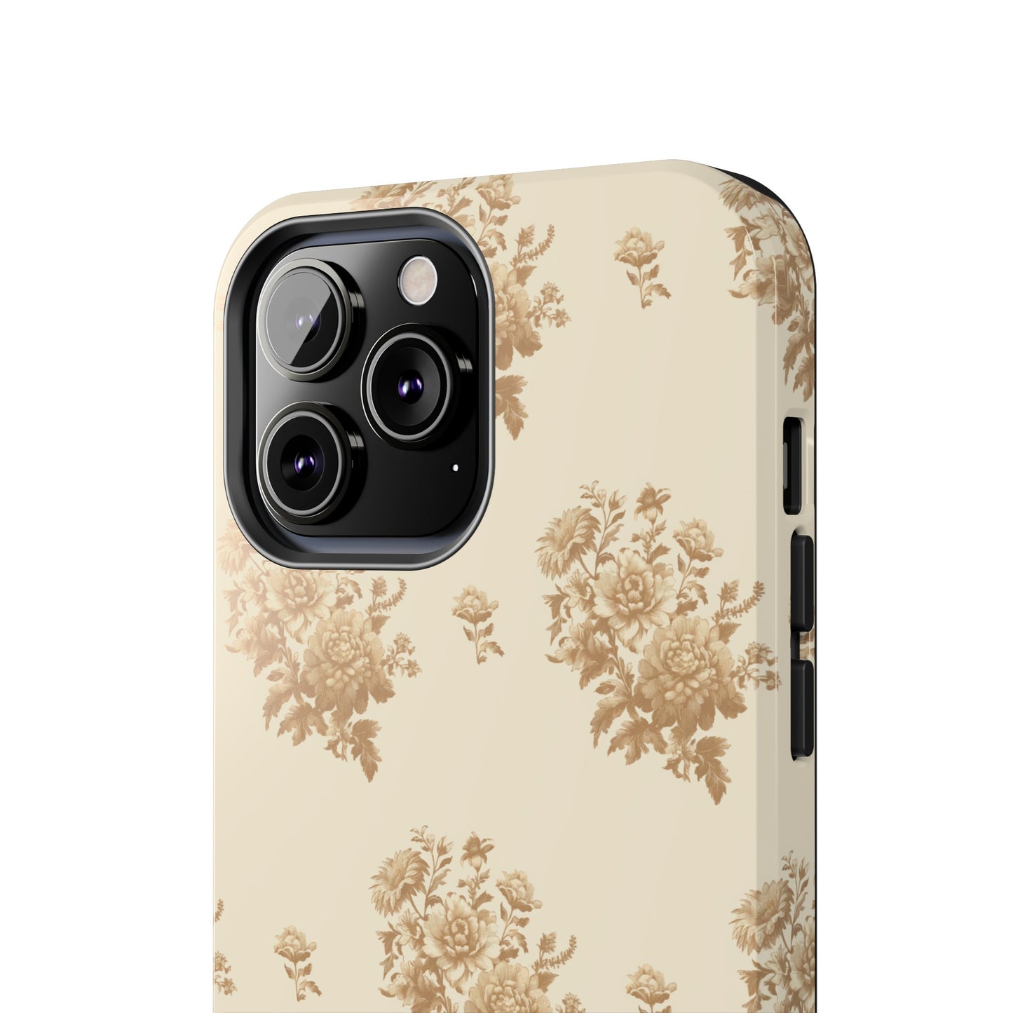 Bouquet Toile de Jouy in Light Brown - Samsung and iPhone Tough Phone Case