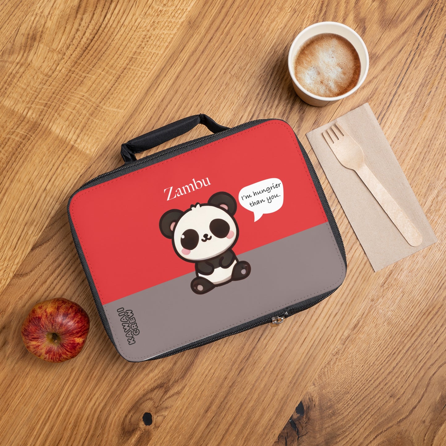 Zambu the Panda - Kawaii Designs - Lunch Bag