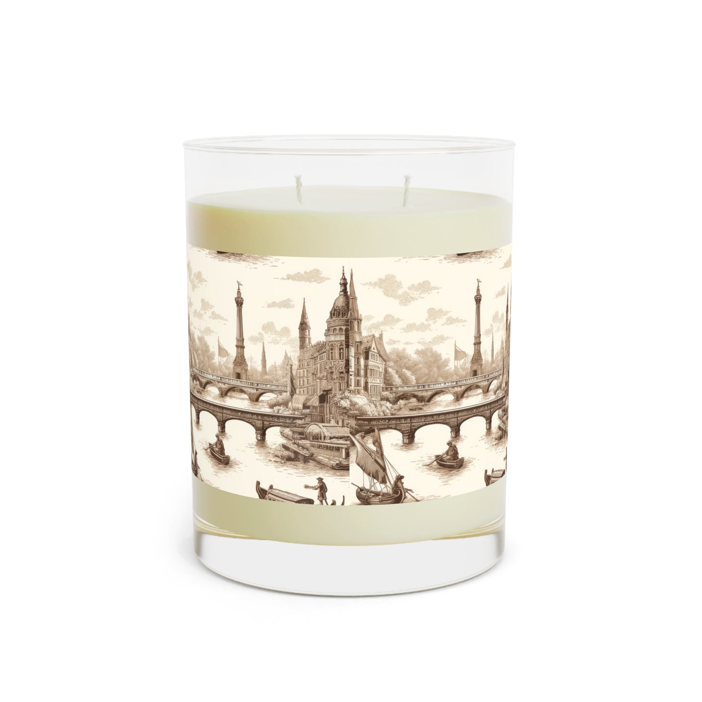 Venice Italy Scented Candle - Premium Design Printed On 11oz Glass, Not a Sticker Label