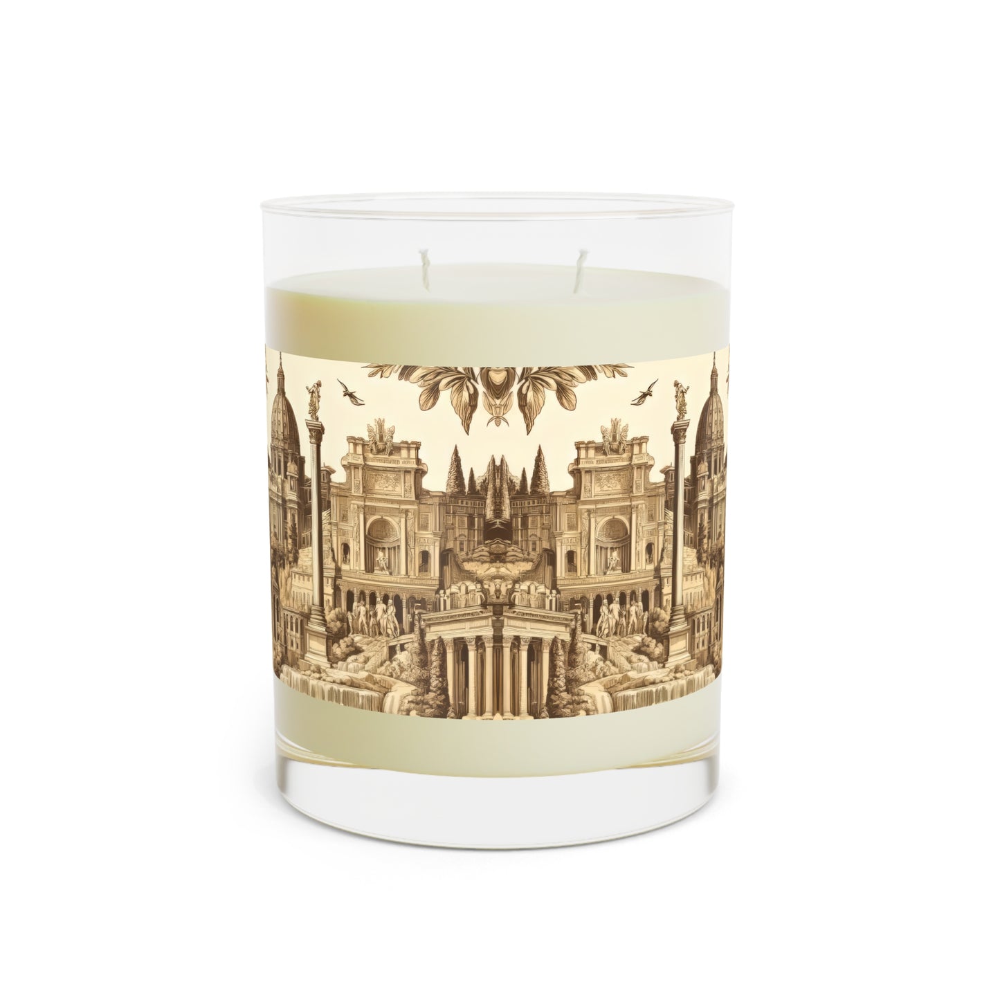 Rome, Italy Scented Candle - Premium Design Printed On 11oz Glass, Not a Sticker Label