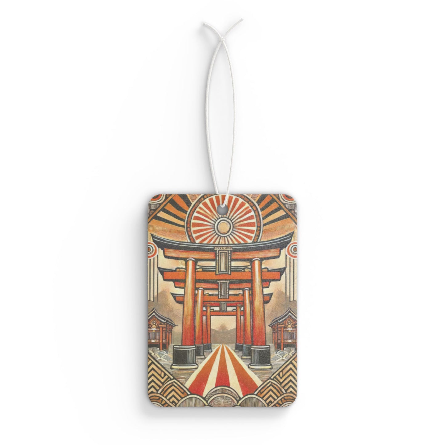 Art Deco Torii Gates Japan Car Air Freshener