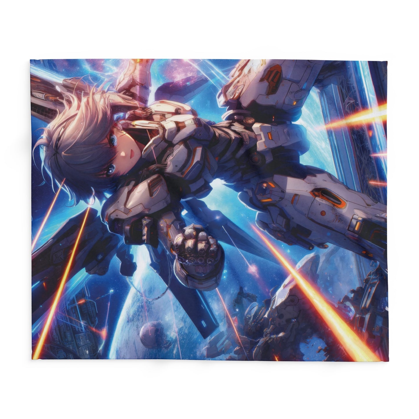 Anime - Cyborg Trooper 2  - Arctic Fleece Blanket 50"x60"