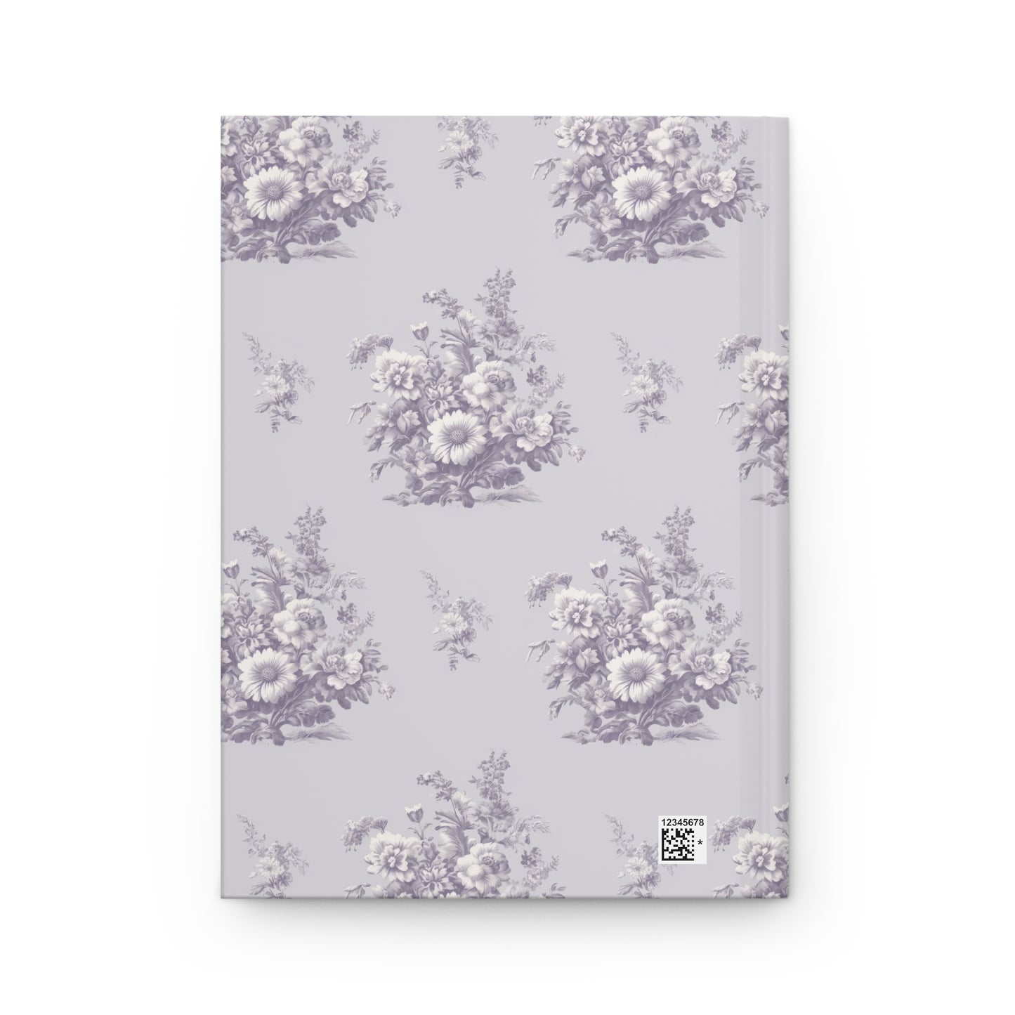 Bouquet Toile de Jouy in Lavender Hardcover Journal Matte