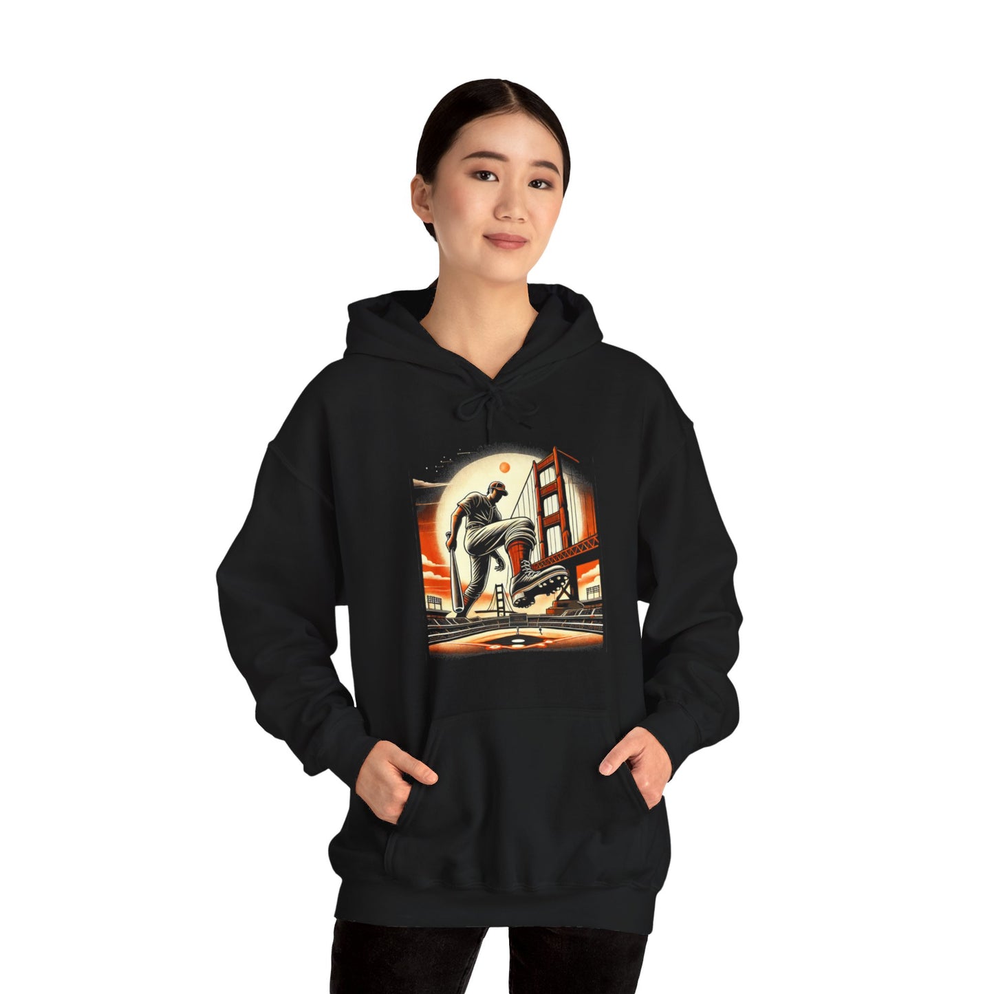 San Francisco Baseball Team 1 Unisex Heavy Blend™ Hooded Sweatshirt