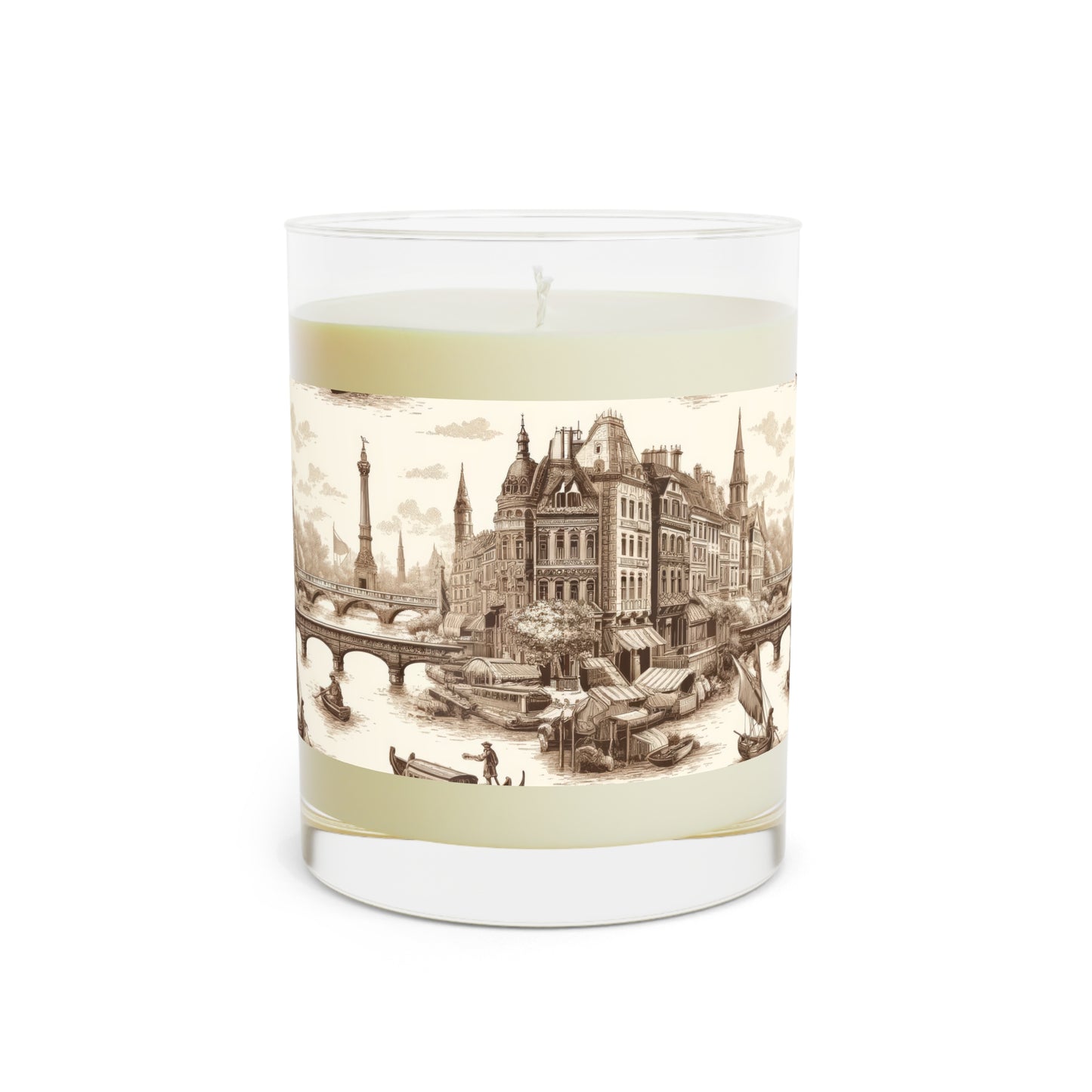 Venice Italy Scented Candle - Premium Design Printed On 11oz Glass, Not a Sticker Label