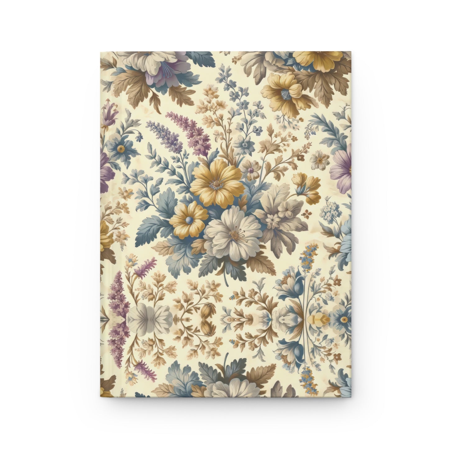 Bouquet Toile de Jouy in Multi-Color Hardcover Journal Matte