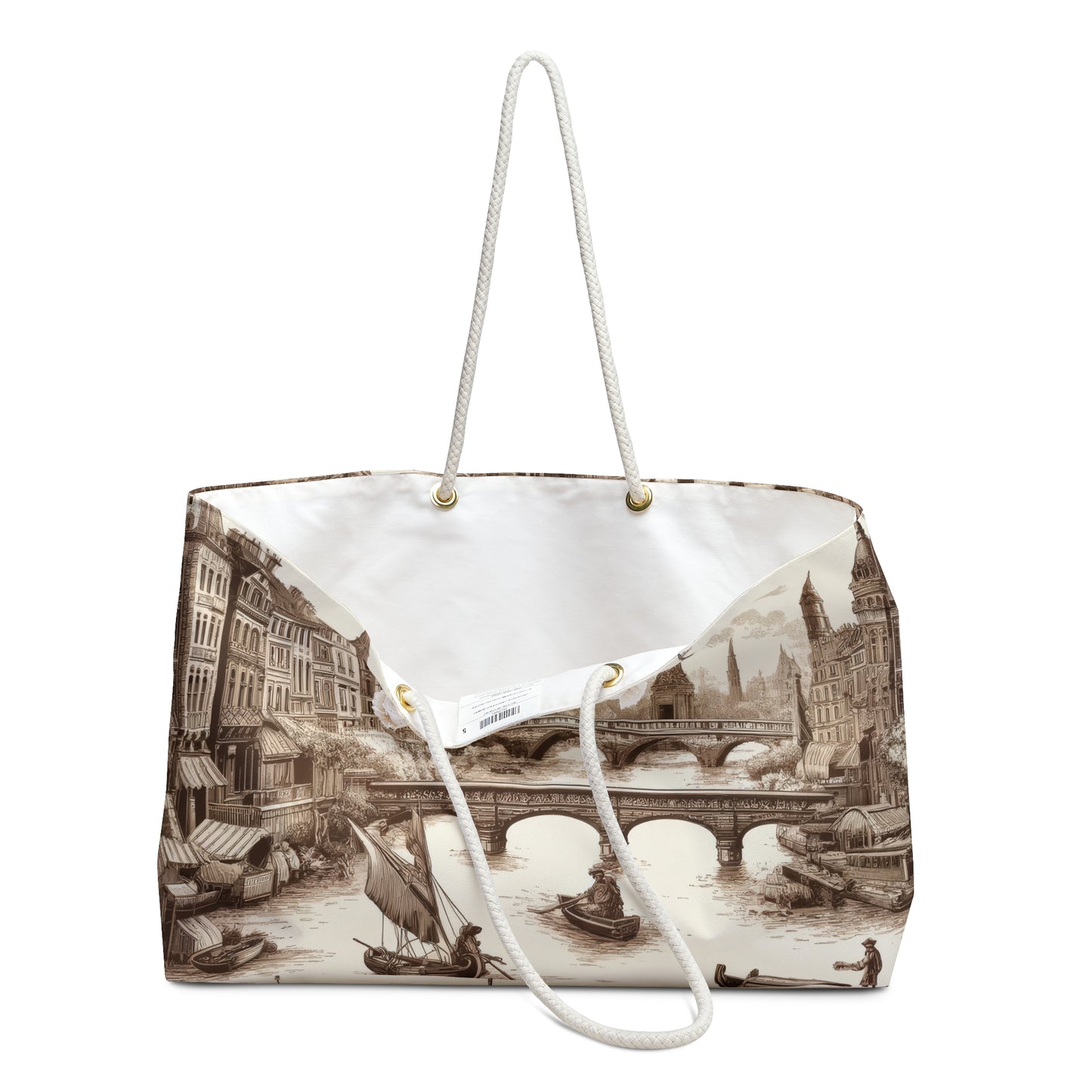 Venice Italy Canvas Weekender Bag