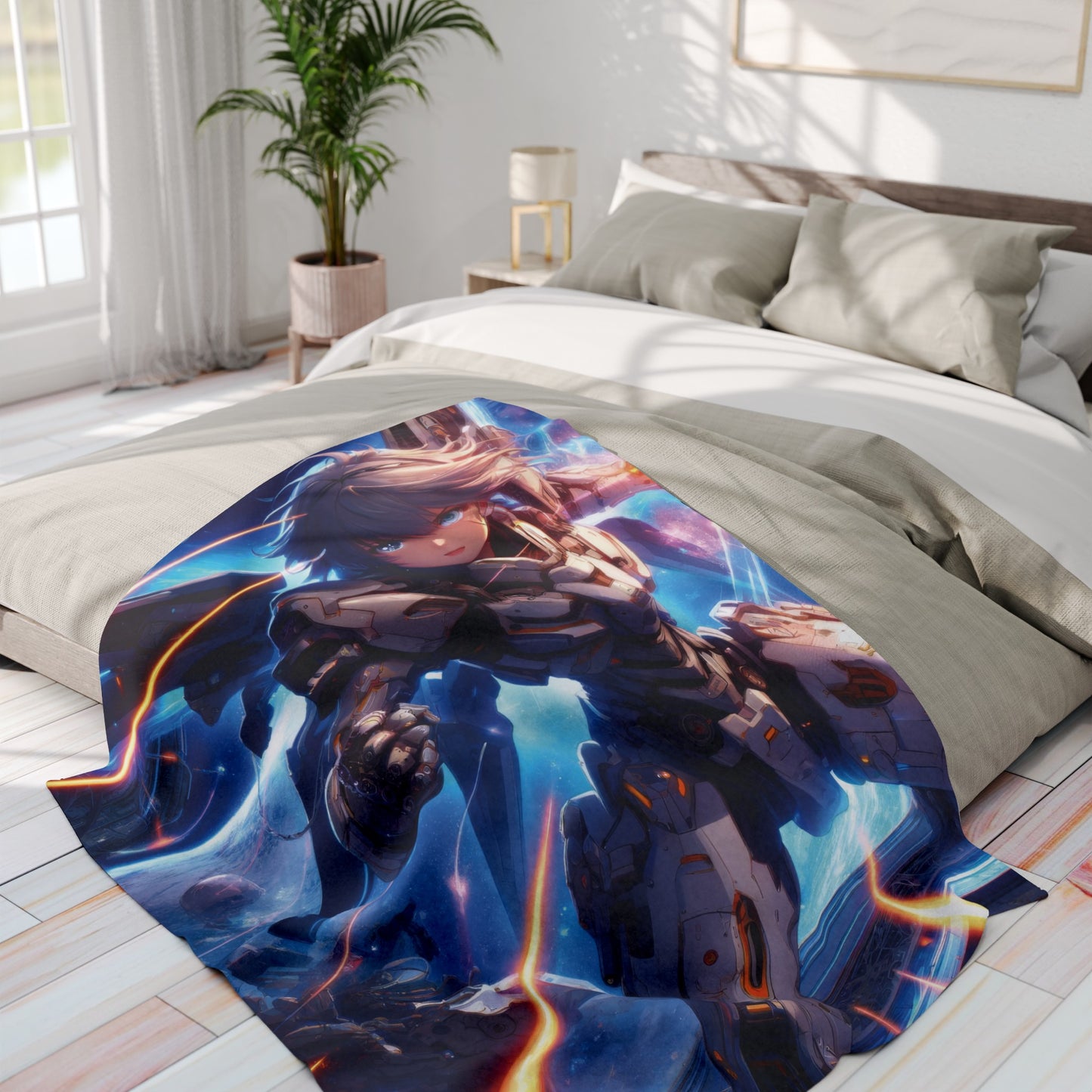 Anime - Cyborg Trooper 2  - Arctic Fleece Blanket 50"x60"