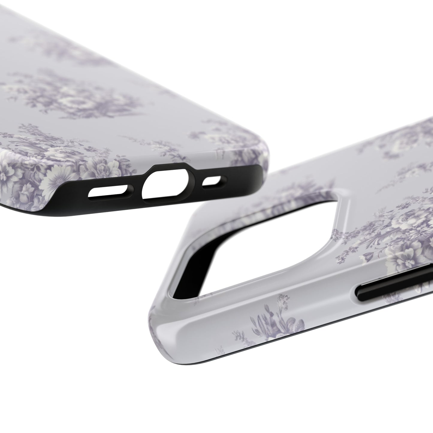 Bouquet Toile de Jouy in Lavender - Samsung and iPhone Tough Phone Case