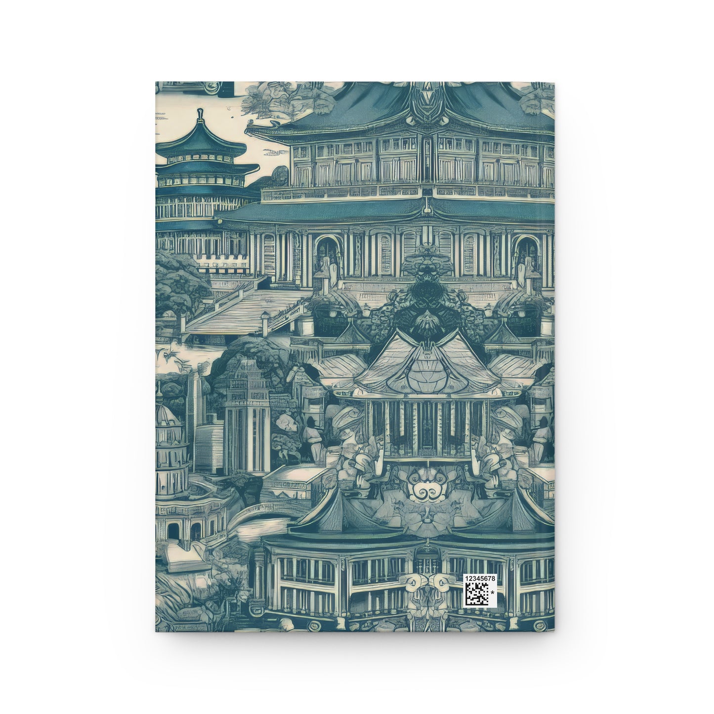 Taipei - Taiwan in Toile de Jouy - Hardcover Journal Notebook Matte #taipei101 #taiwan