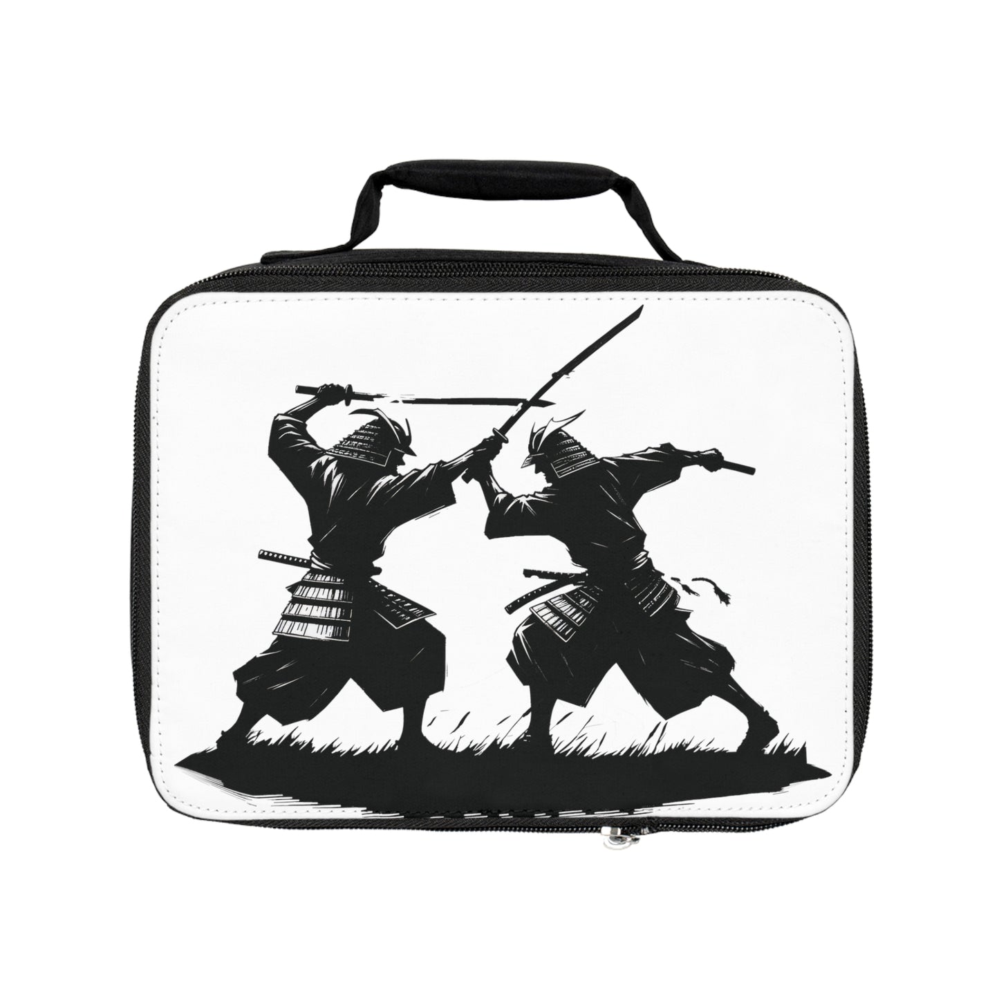 Samurai Dueling Silhouette - Lunch Bag