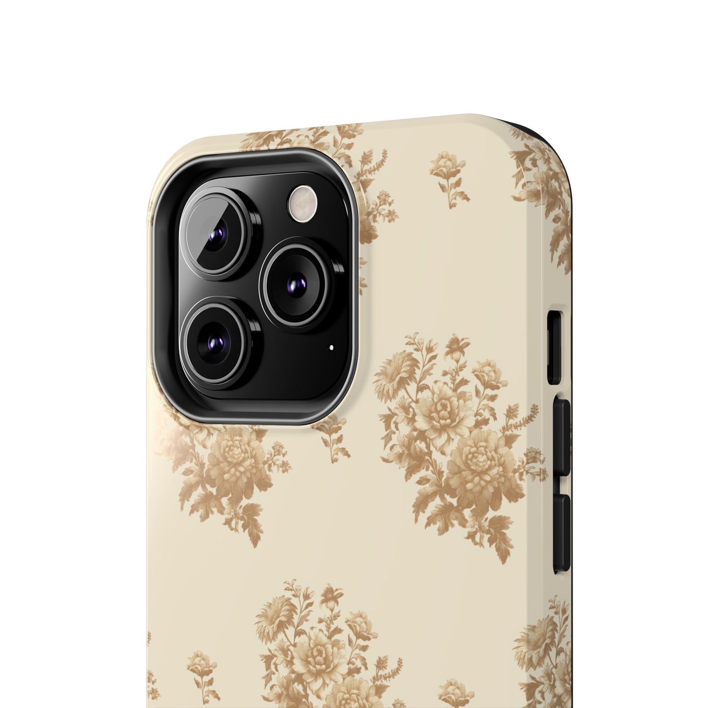 Bouquet Toile de Jouy in Light Brown - Samsung and iPhone Tough Phone Case