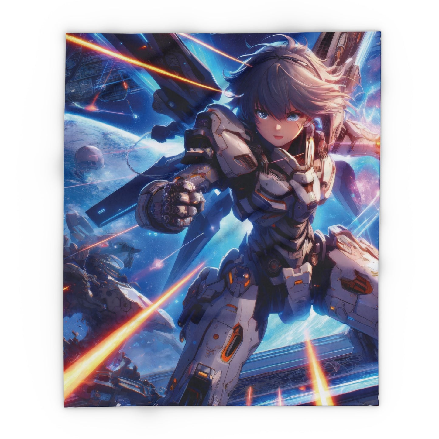 Anime - Cyborg Trooper 2  - Arctic Fleece Blanket 50"x60"