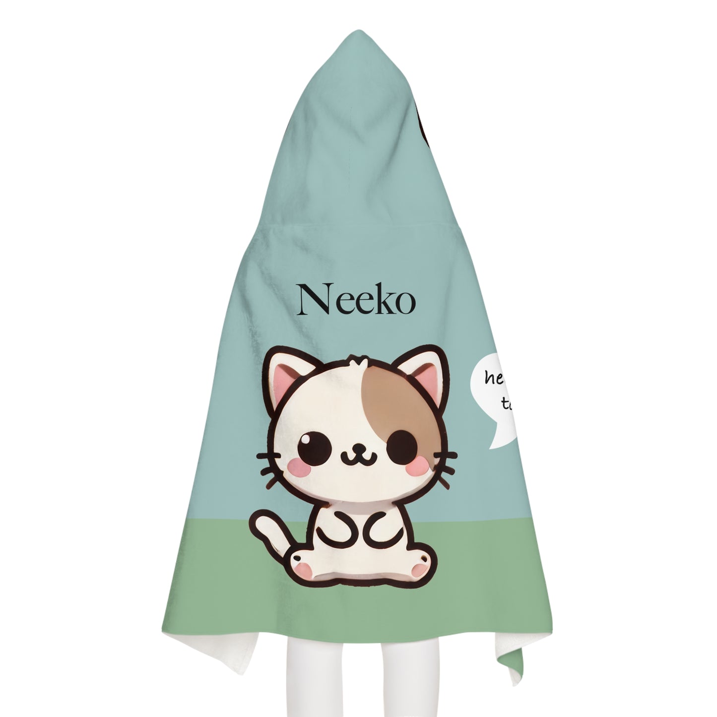 Neeko the Kitty Cat - Kawaii Designs Hooded Towel