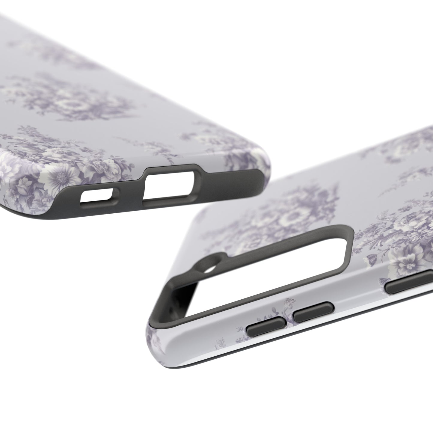 Bouquet Toile de Jouy in Lavender - Samsung and iPhone Tough Phone Case