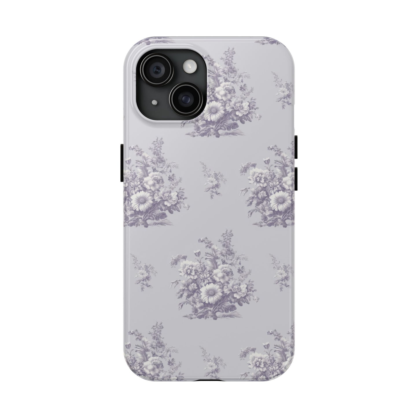 Bouquet Toile de Jouy in Lavender - Samsung and iPhone Tough Phone Case