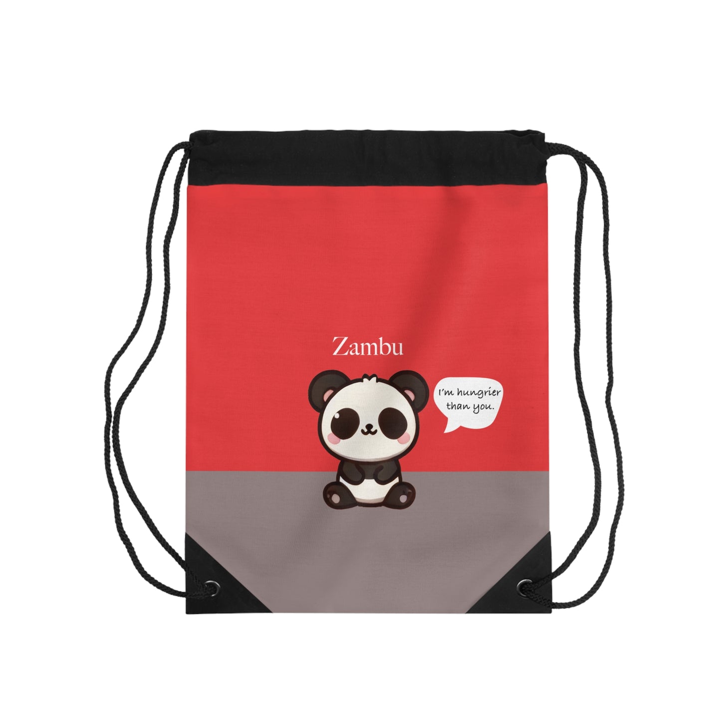 Zambu the Panda - Kawaii Designs Drawstring Bag