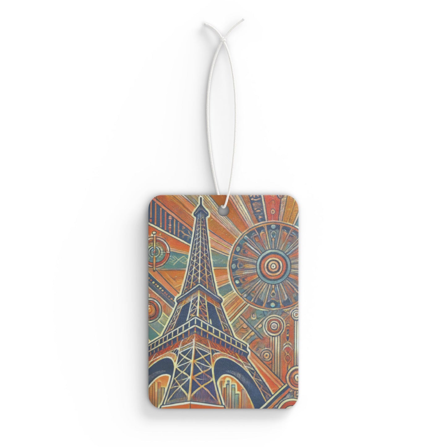 Art Deco Eiffel Tower Paris France Car Air Freshener