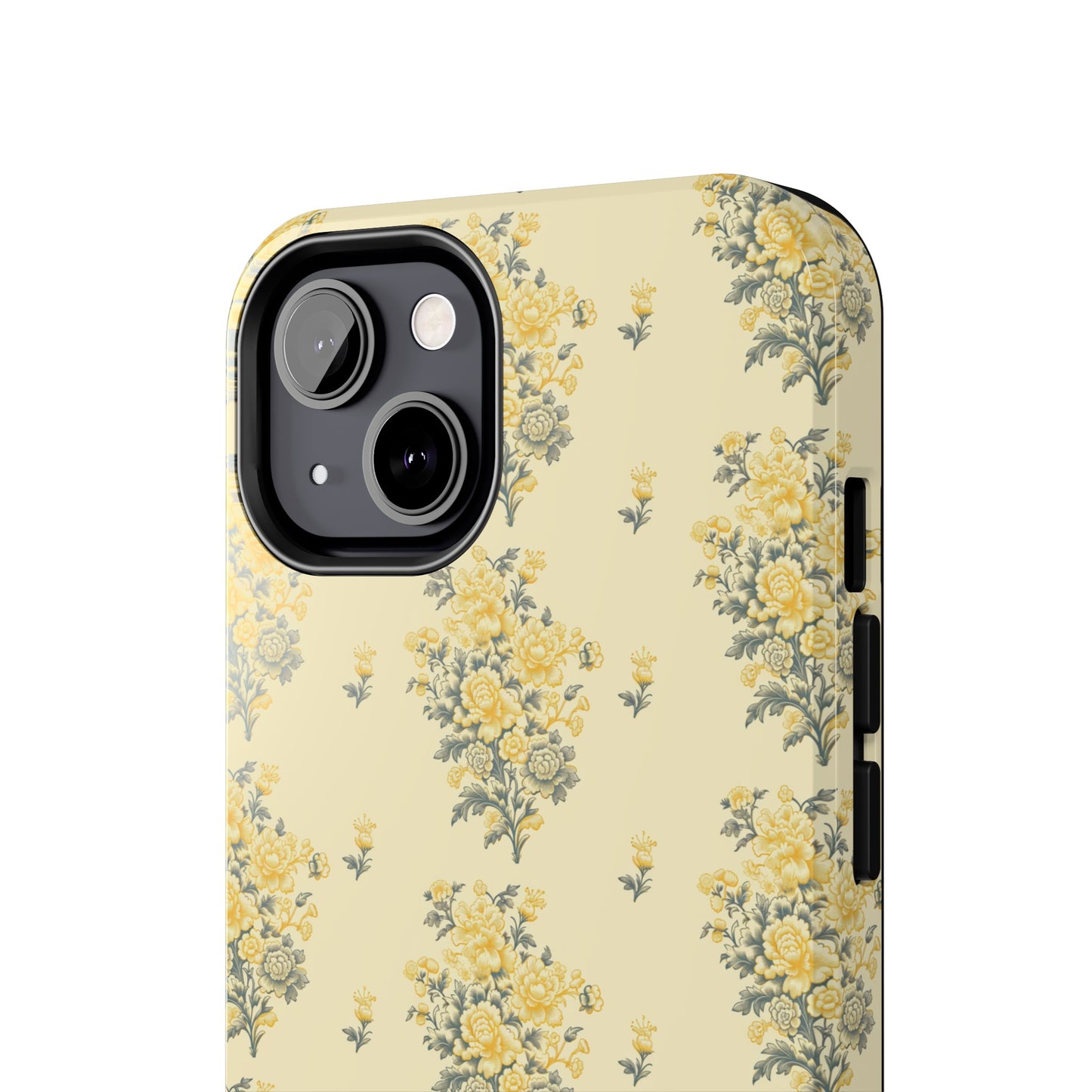 Bouquet Toile de Jouy in Yellow - Samsung and iPhone Tough Phone Case