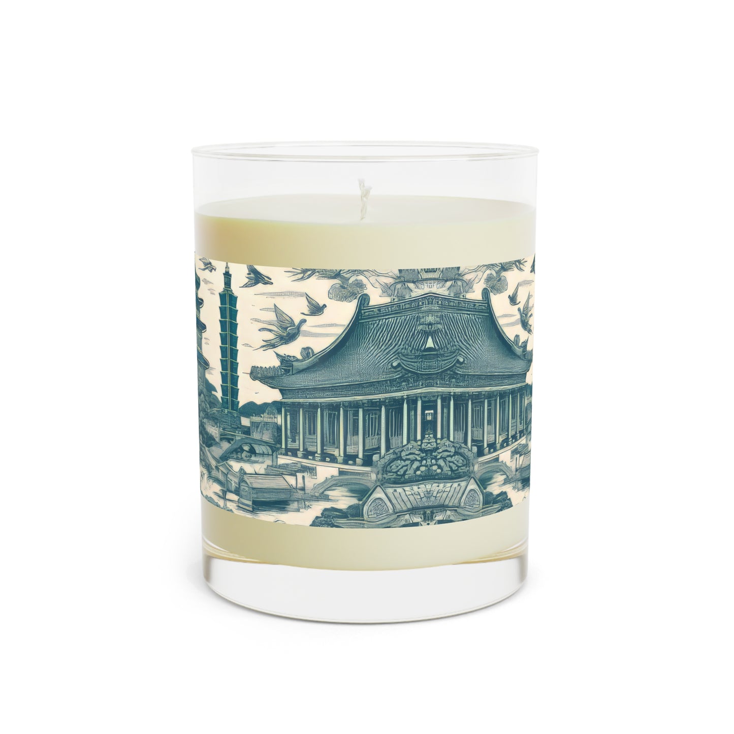 Taipei Taiwan Scented Candle - Premium Design Printed On 11oz Glass, Not a Sticker Label