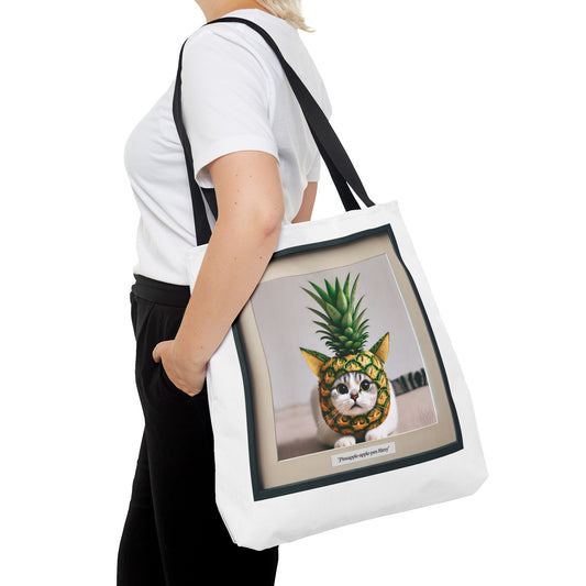 Pineapple apple-pen Kitty Weekender Tote Bag