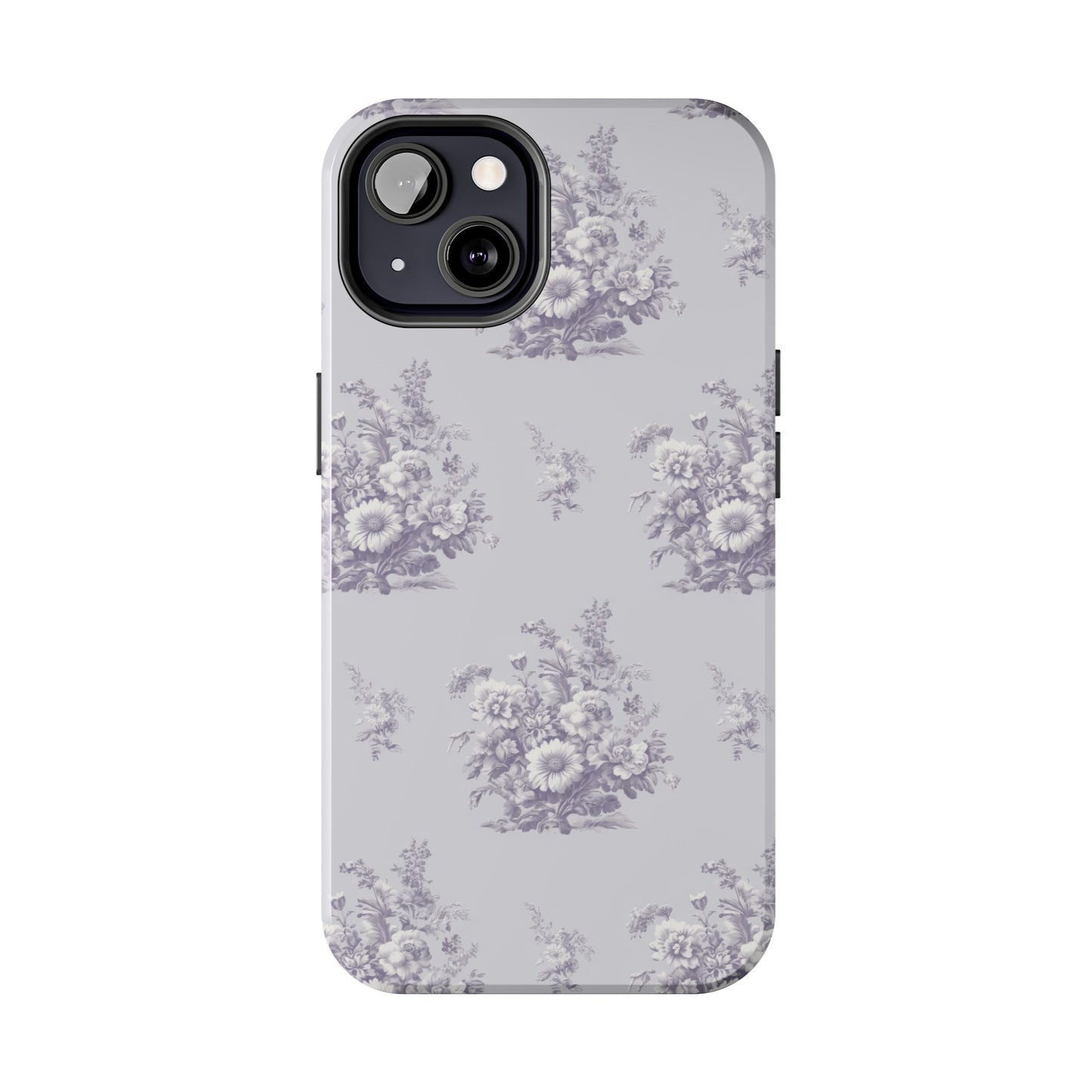 Bouquet Toile de Jouy in Lavender - Samsung and iPhone Tough Phone Case