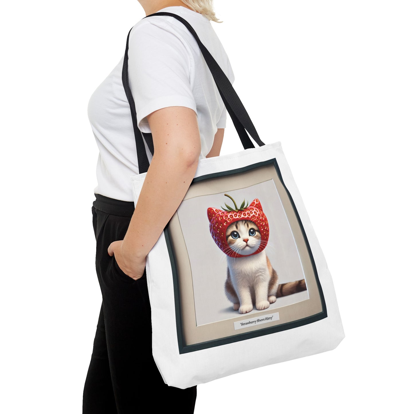 Strawberry Short Kitty Weekender Tote Bag