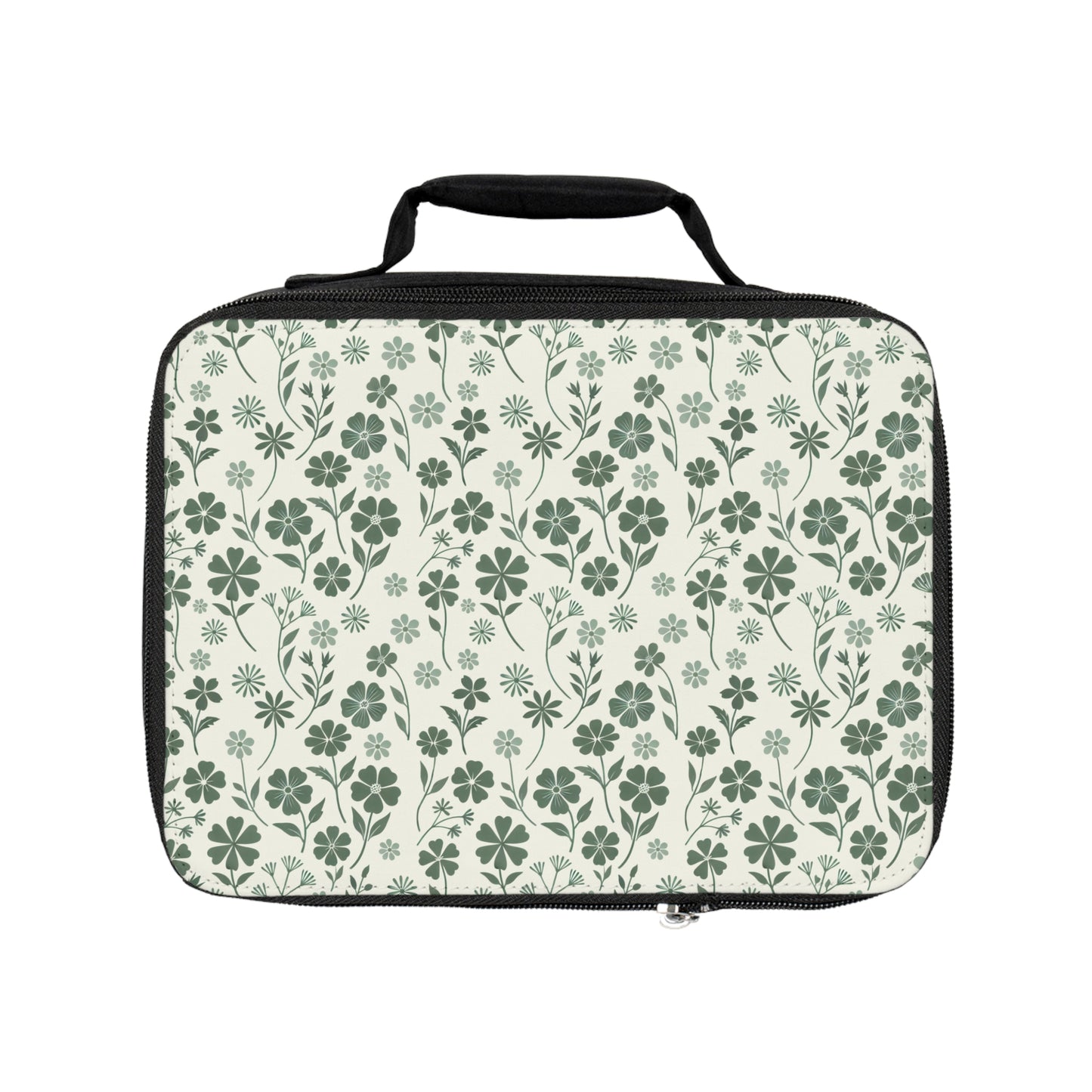 Floral Green - Lunch Bag