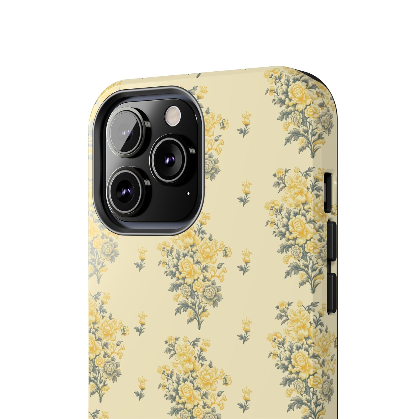 Bouquet Toile de Jouy in Yellow - Samsung and iPhone Tough Phone Case