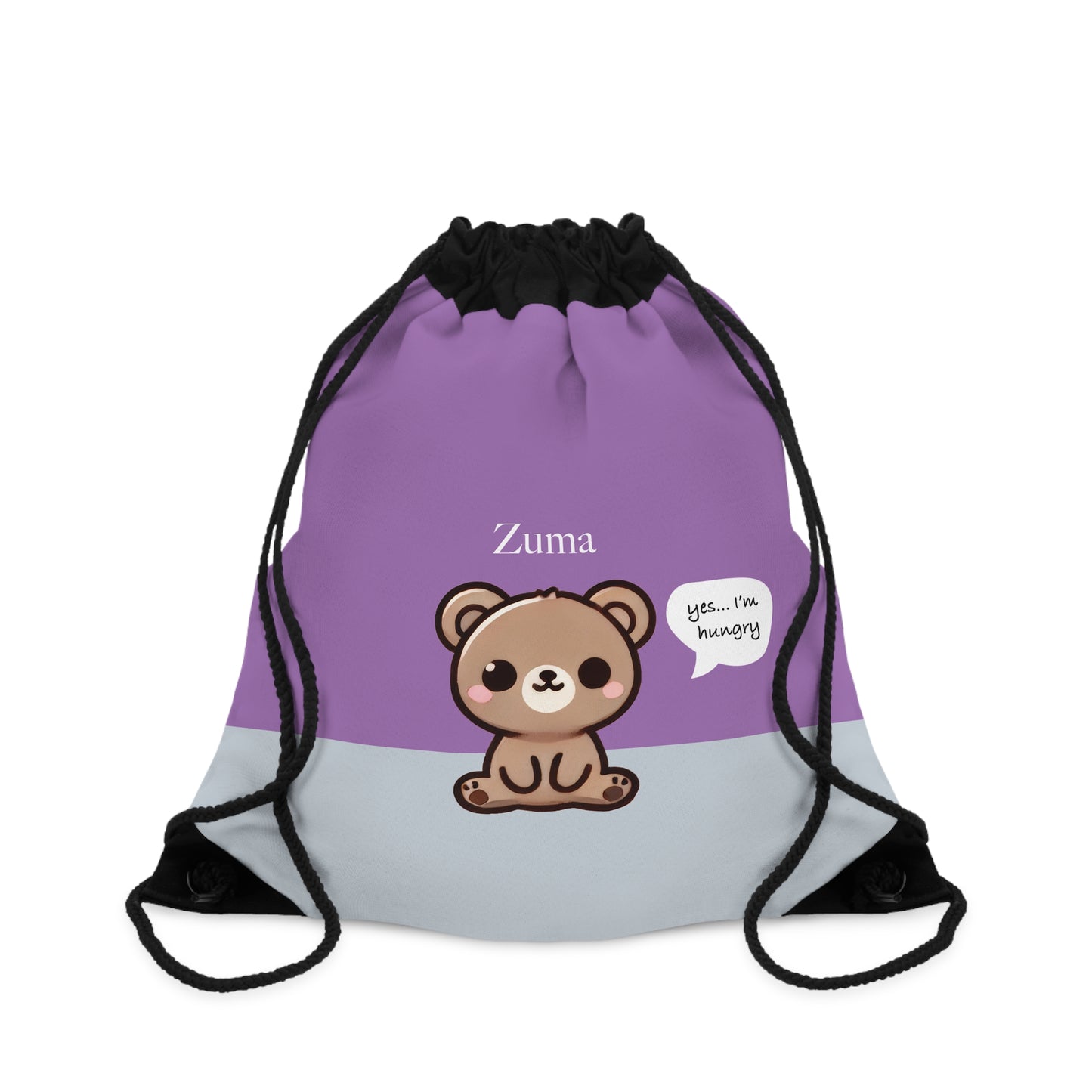 Zuma the Bear - Kawaii Designs Drawstring Bag