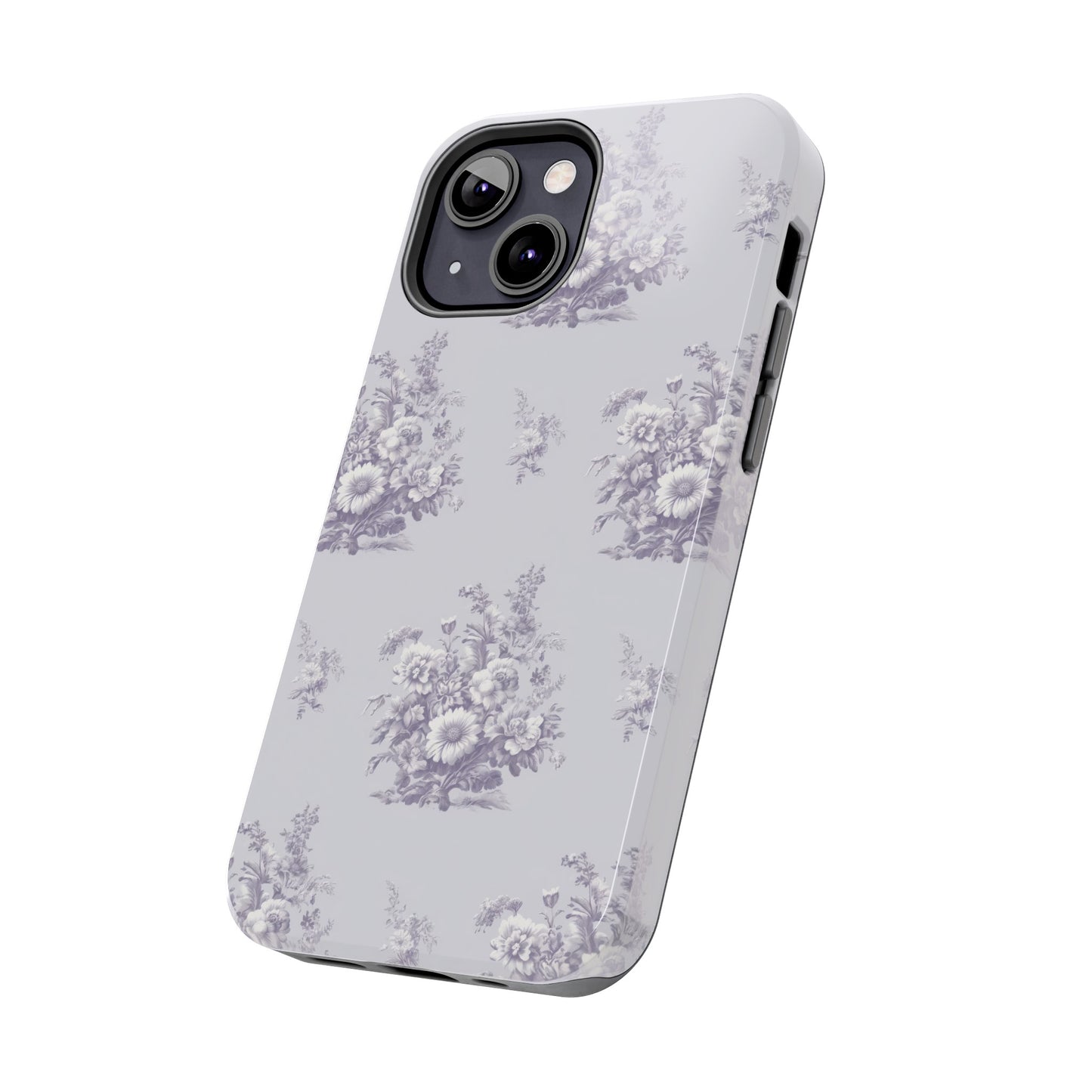 Bouquet Toile de Jouy in Lavender - Samsung and iPhone Tough Phone Case